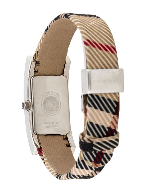 burberry leather watch straps|burberry watch straps only.